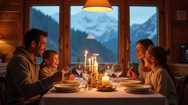 Un dîner en famille en Haute-Savoie sans réserver un mois avant