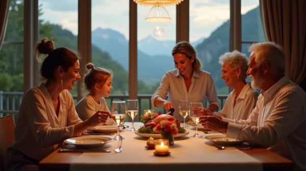 Un dîner en famille en Haute-Savoie sans réserver un mois avant